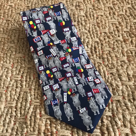 Alynn Neckwear Republicans Silk Tie
